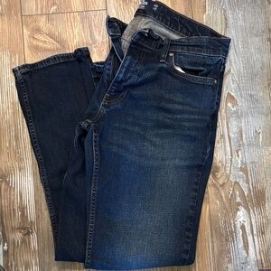 Hollister Men's Deep Indigo Relaxed Jeans
